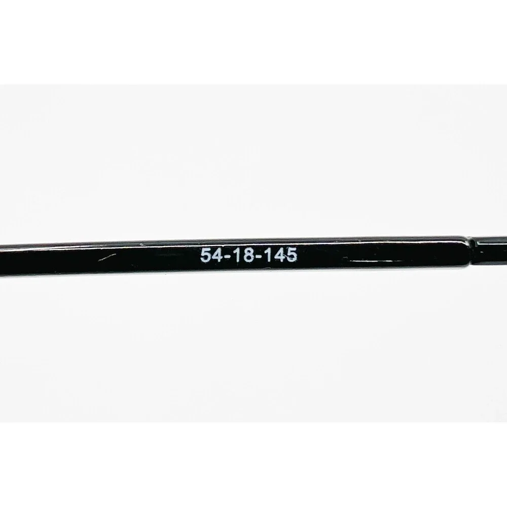 Modern Kody Eyeglasses Frames Mens Black Rectangle 54-18-145